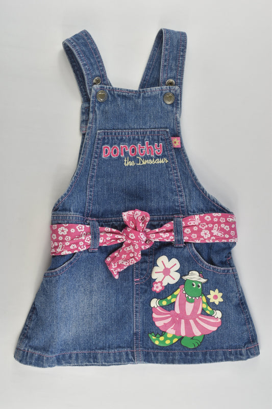 The Wiggles Size 2 Dorothy The Dinosaur Denim Dress