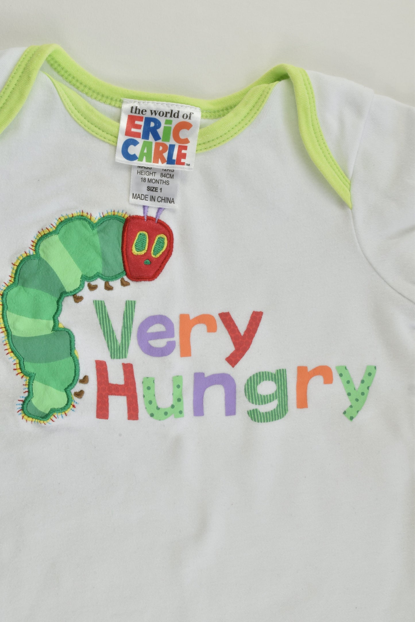 The World Of Eric Carle Size 1 'Very Hungry' Pj Set