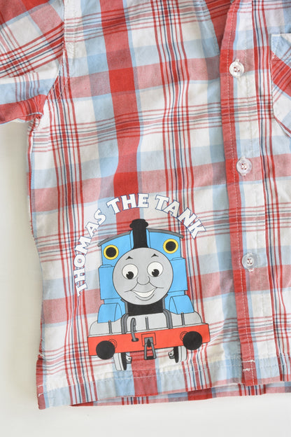 Thomas & Friends Size 2 Checked Collared Shirt