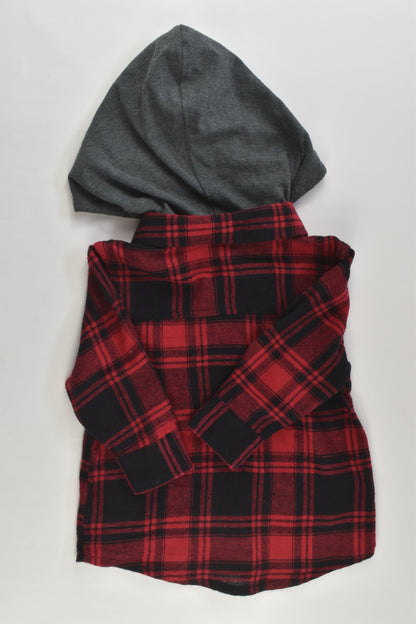 Tilt Size 0 Hooded Checked Casual Winter Shirt