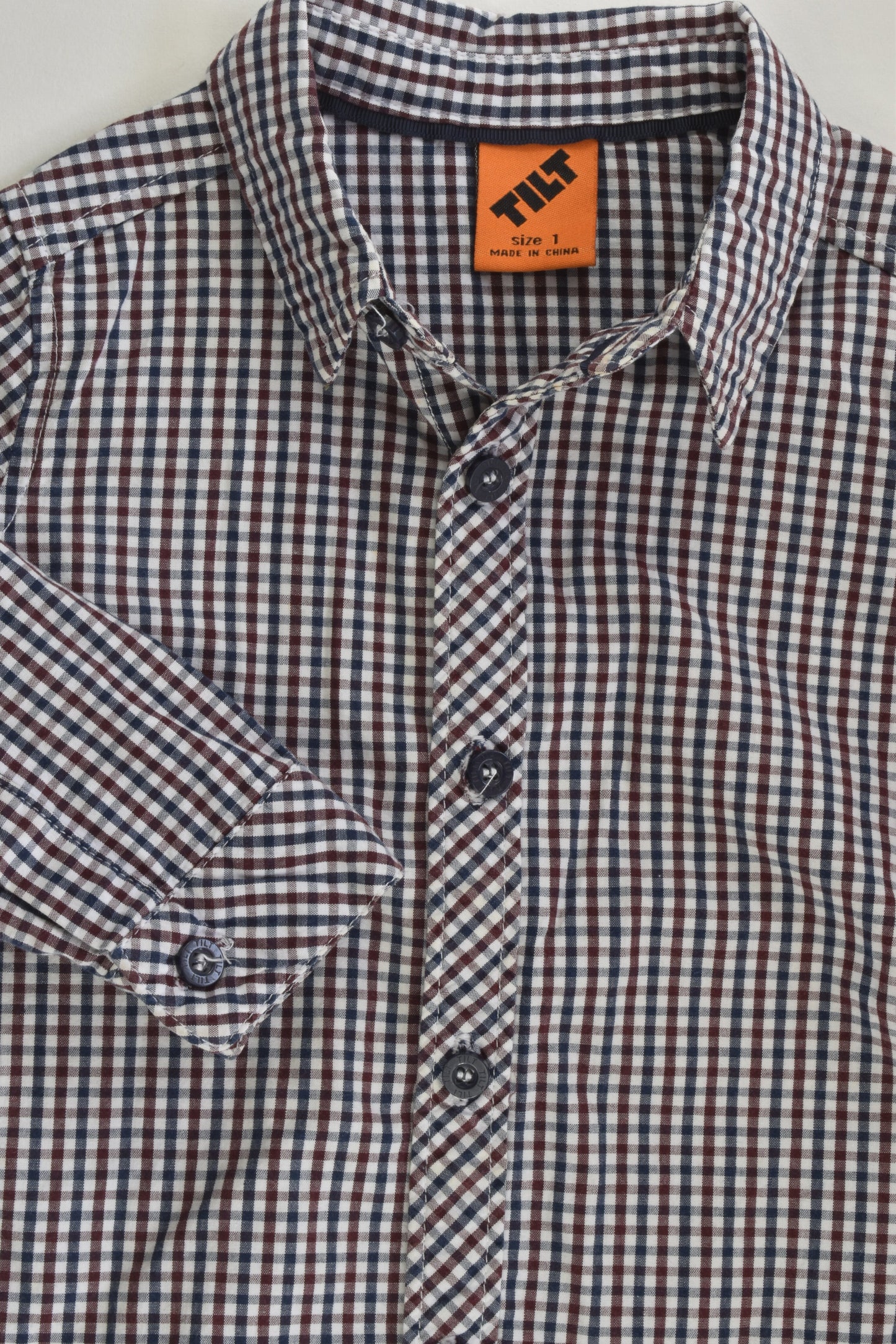 Tilt Size 1 Checked Shirt