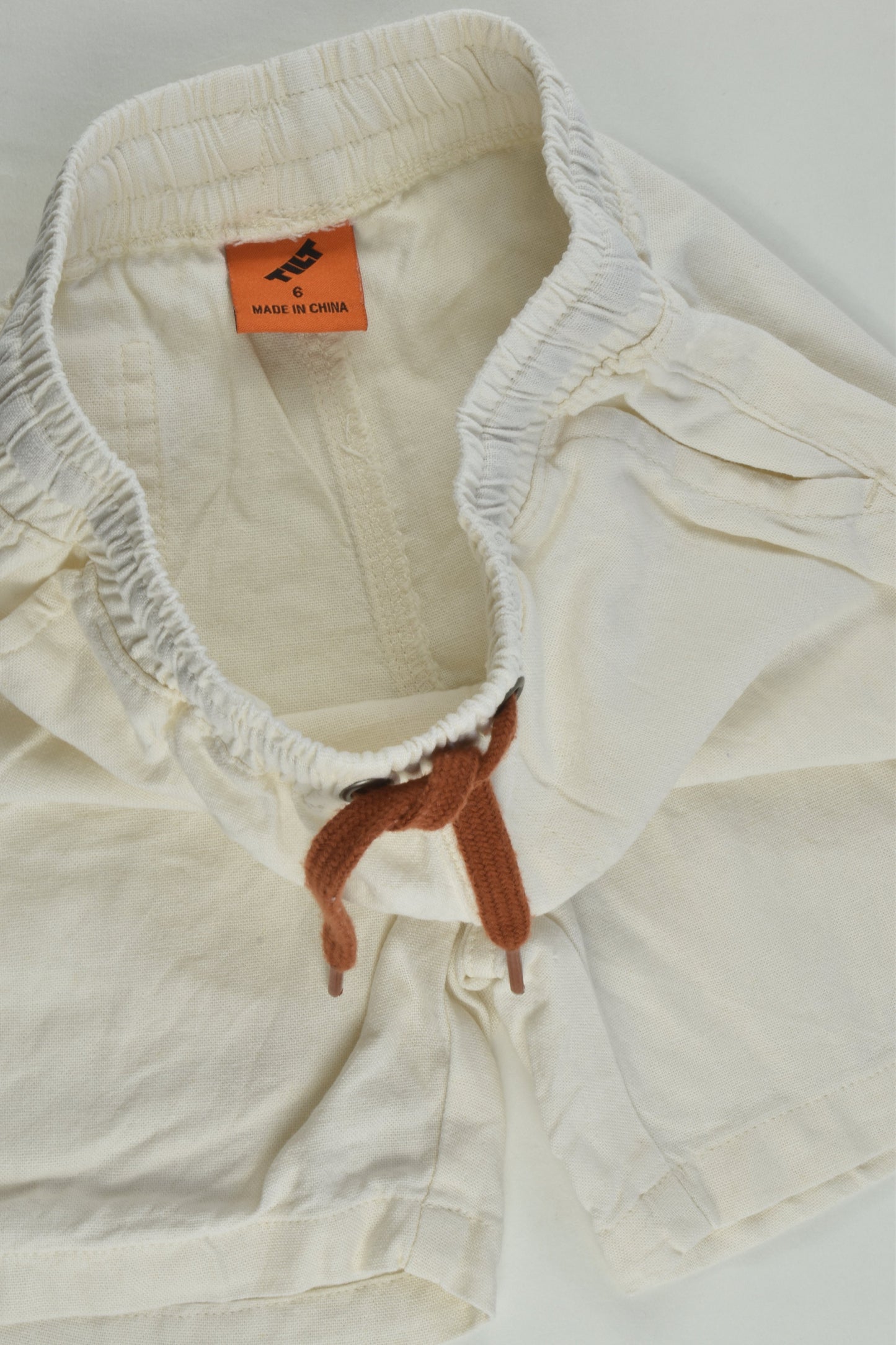 Tilt Size 6 Linen/Viscose Lightweight Shorts