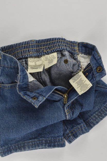 Timberland Size 0 (6/9 months) Denim Shorts