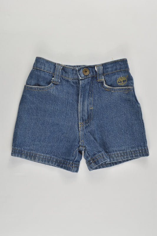 Timberland Size 0 (6/9 months) Denim Shorts