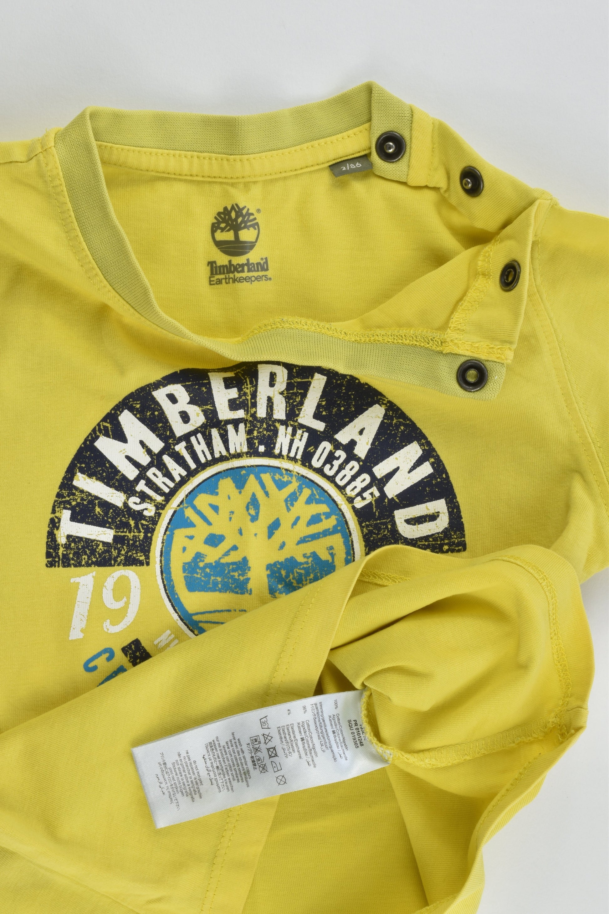 Timberland Size 1-2 (2, 86 cm) 'Crafted For Today' T-shirt