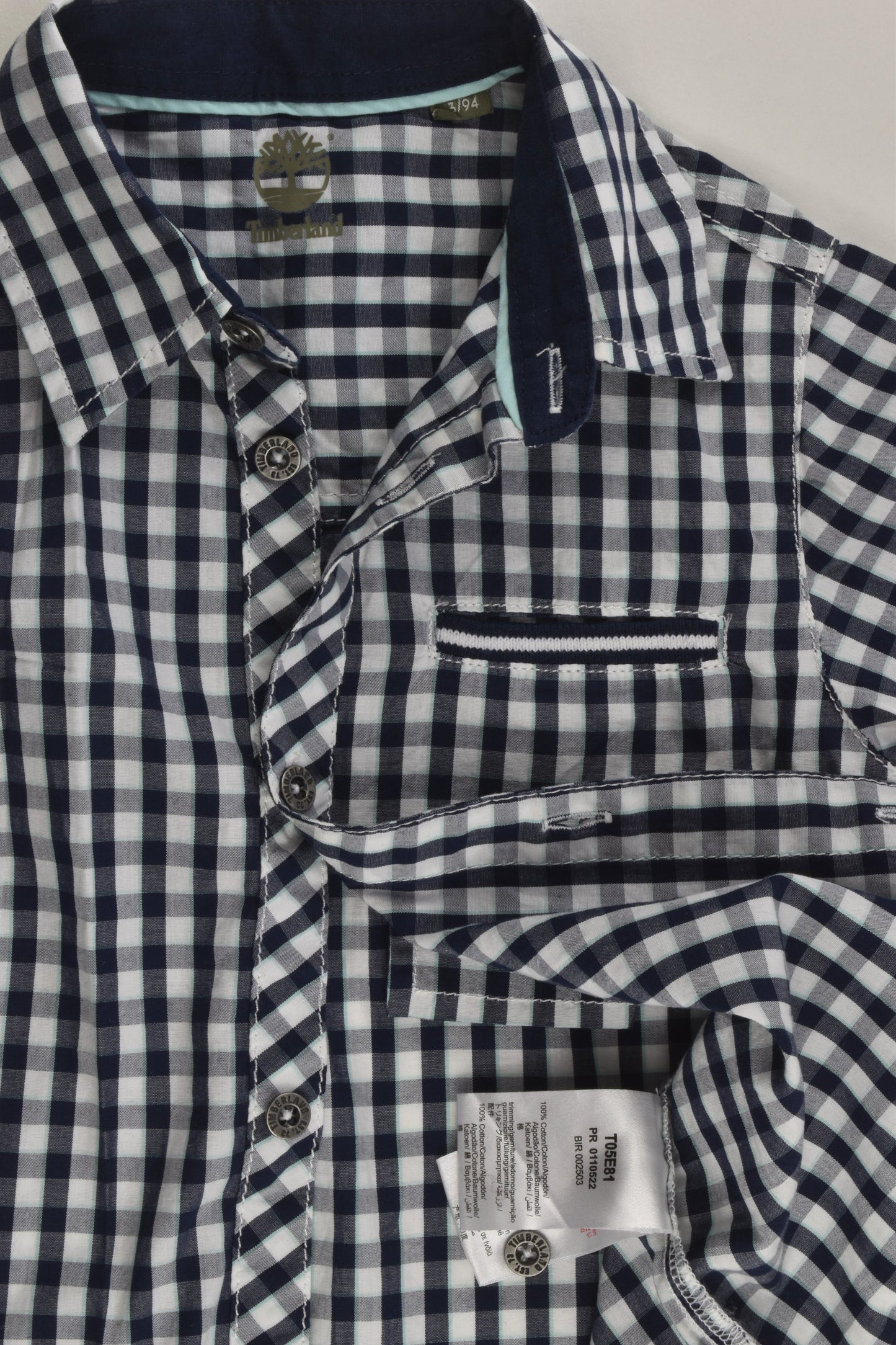 Timberland Size 2-3 (94 cm, 3) Checked Shirt