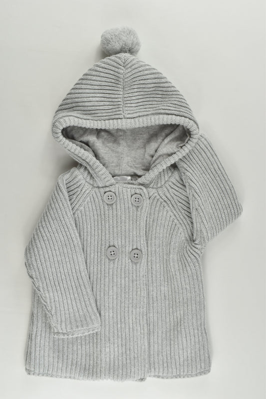Tiny Little Wonders Size 0 (6-12 months) Lined Hooded Knitted Jumper