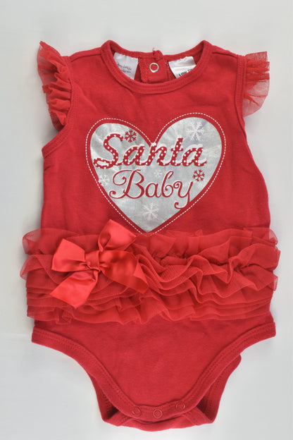 Tiny Little Wonders Size 0 (6-12 months) 'Santa Baby' Bodysuit