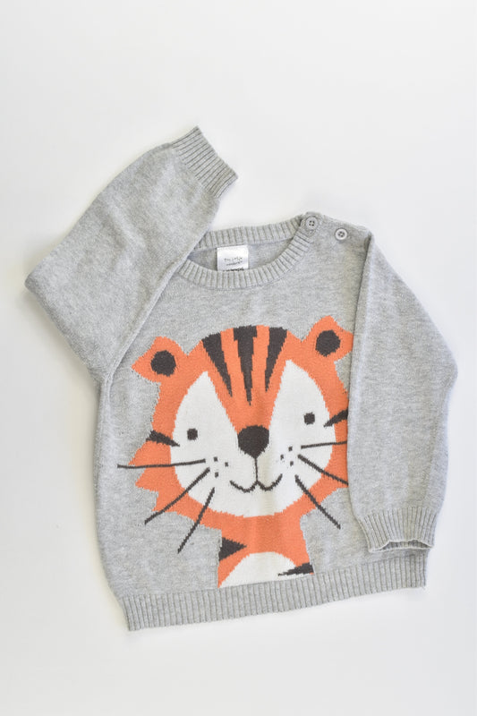 Tiny Little Wonders Size 0 (6-12 months) Tiger Knitted Jumper
