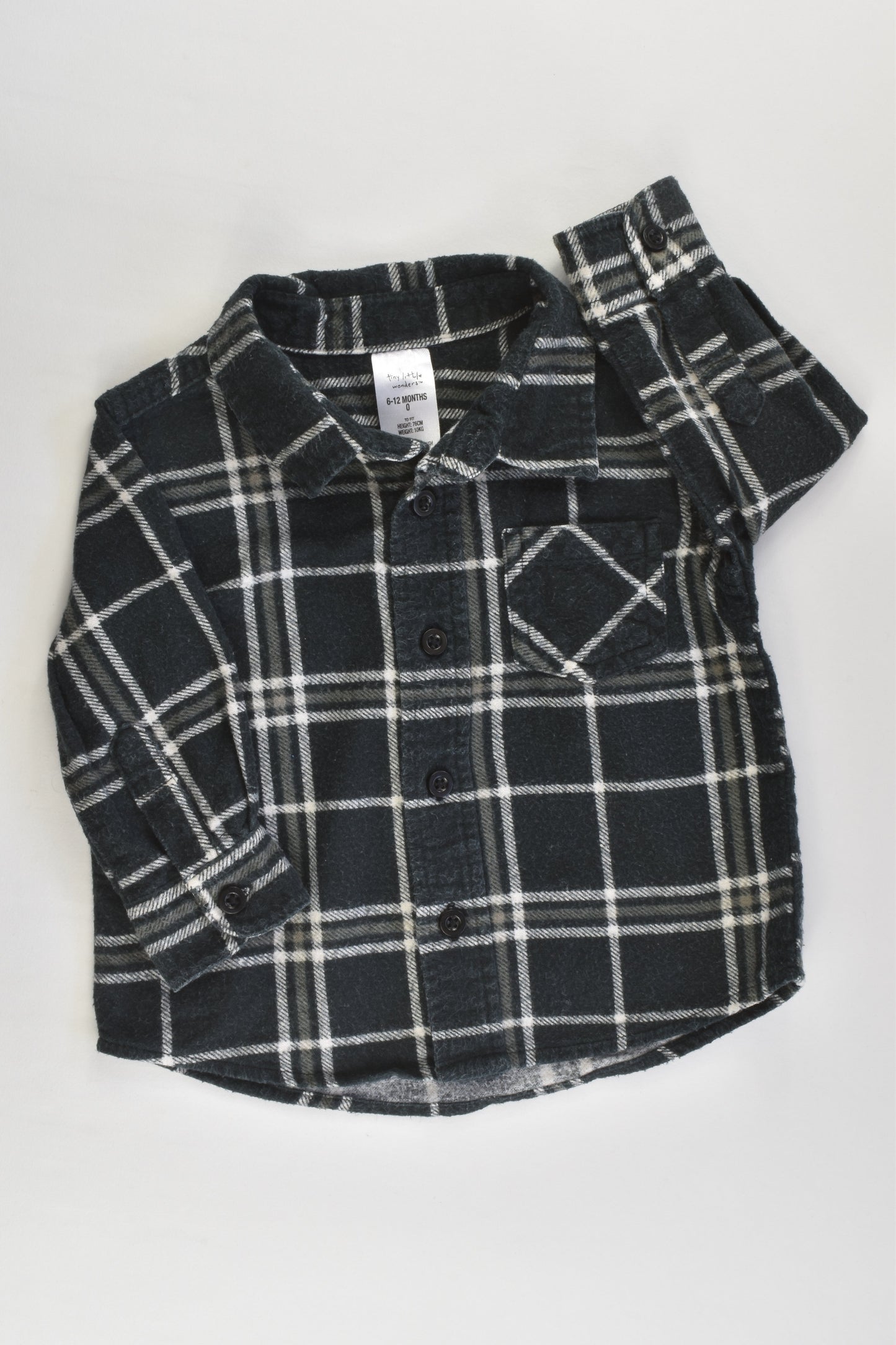 Tiny Little Wonders Size 0 Checked Winter Shirt