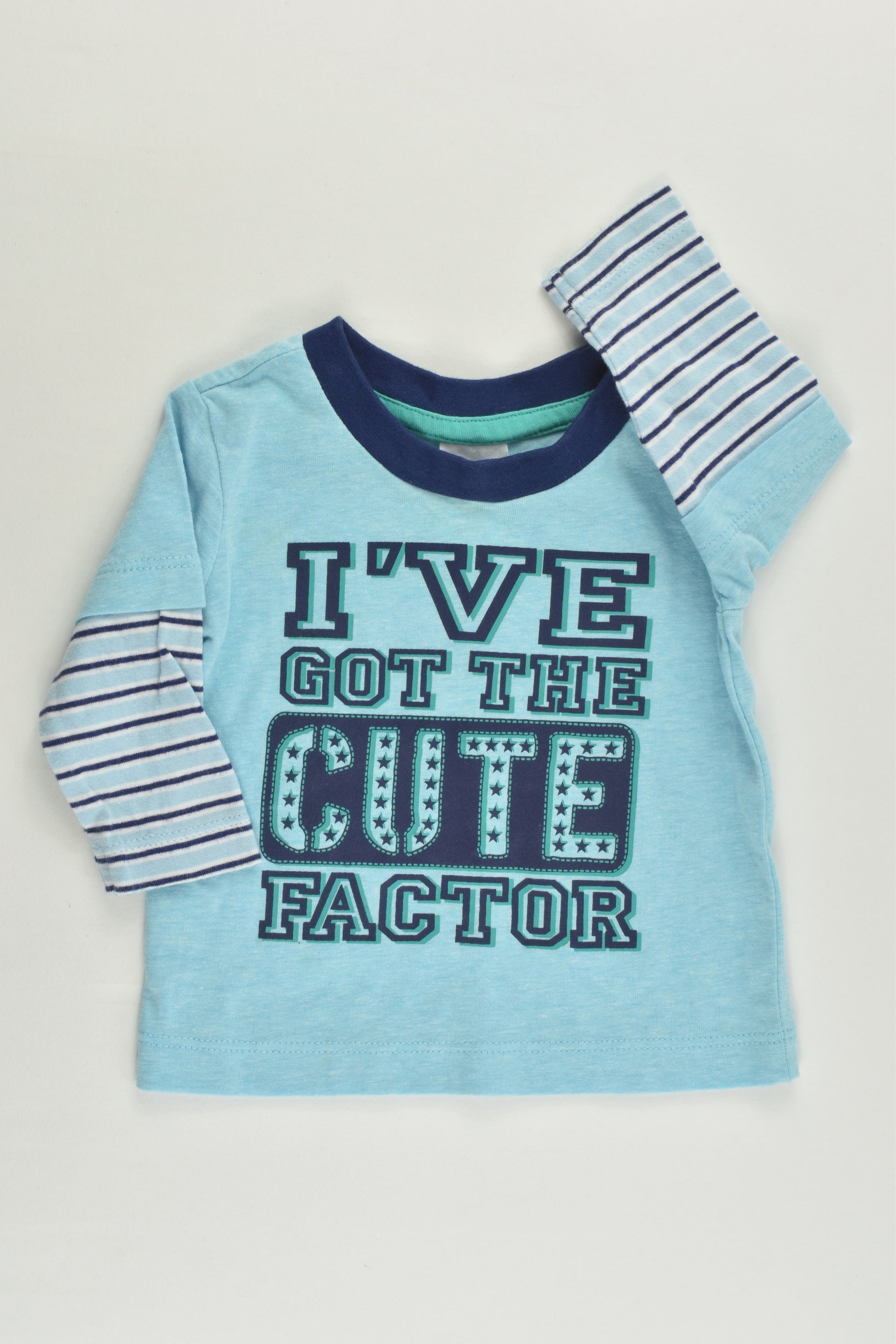 Tiny Little Wonders Size 000 (0-3 months) 'I've Got The Cute Factor' Top