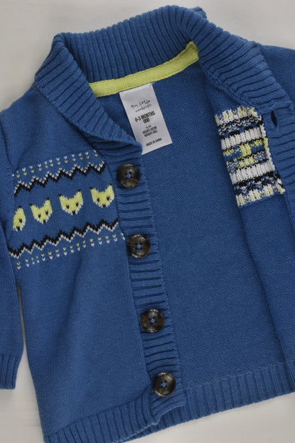 Tiny Little Wonders Size 000 Foxes Knitted Cardigan