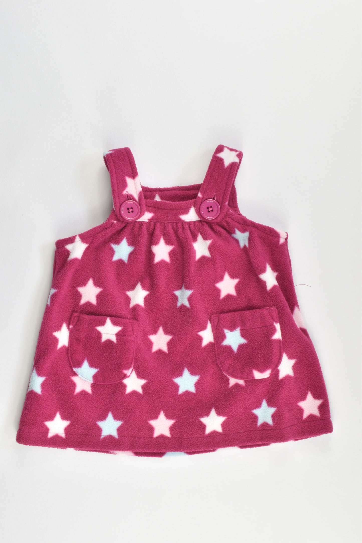 Tiny Little Wonders Size 000 Stars Fleece Dress