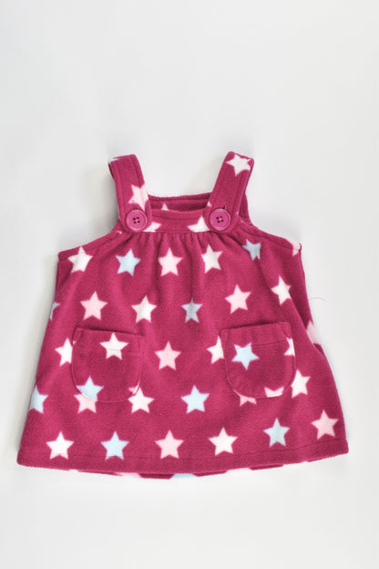 Tiny Little Wonders Size 000 Stars Fleece Dress