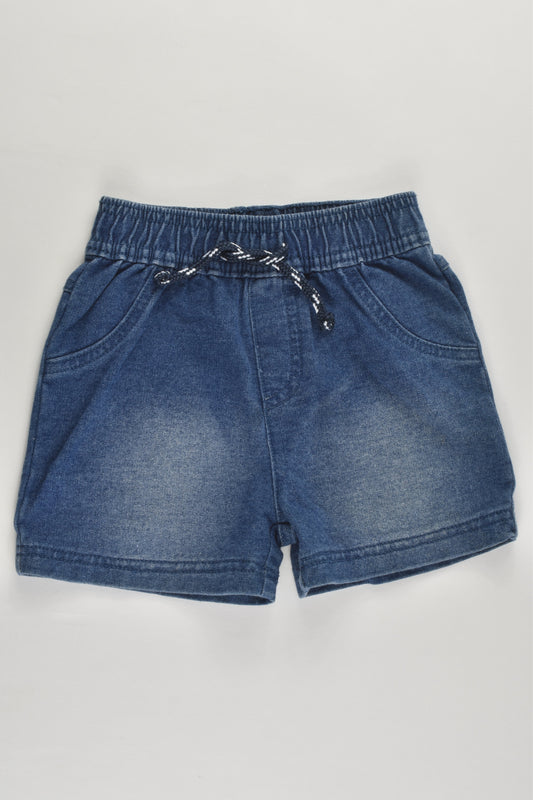 Tiny Little Wonders Size 1 (12-18 months) Stretchy Denim-like Shorts