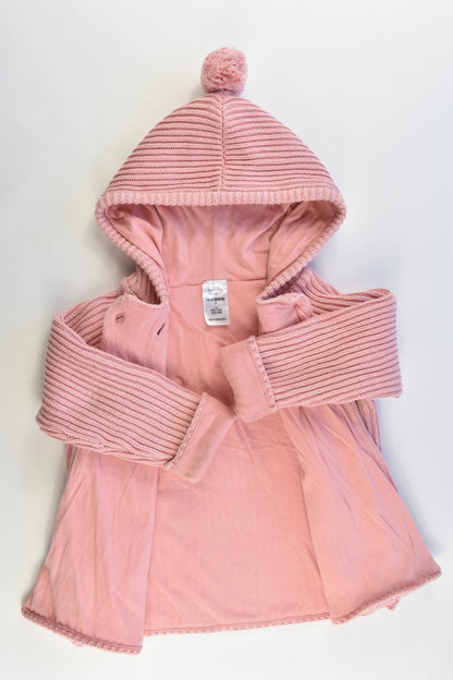Tiny Little Wonders Size 18-24 months Lined Hooded Knitted Jumper