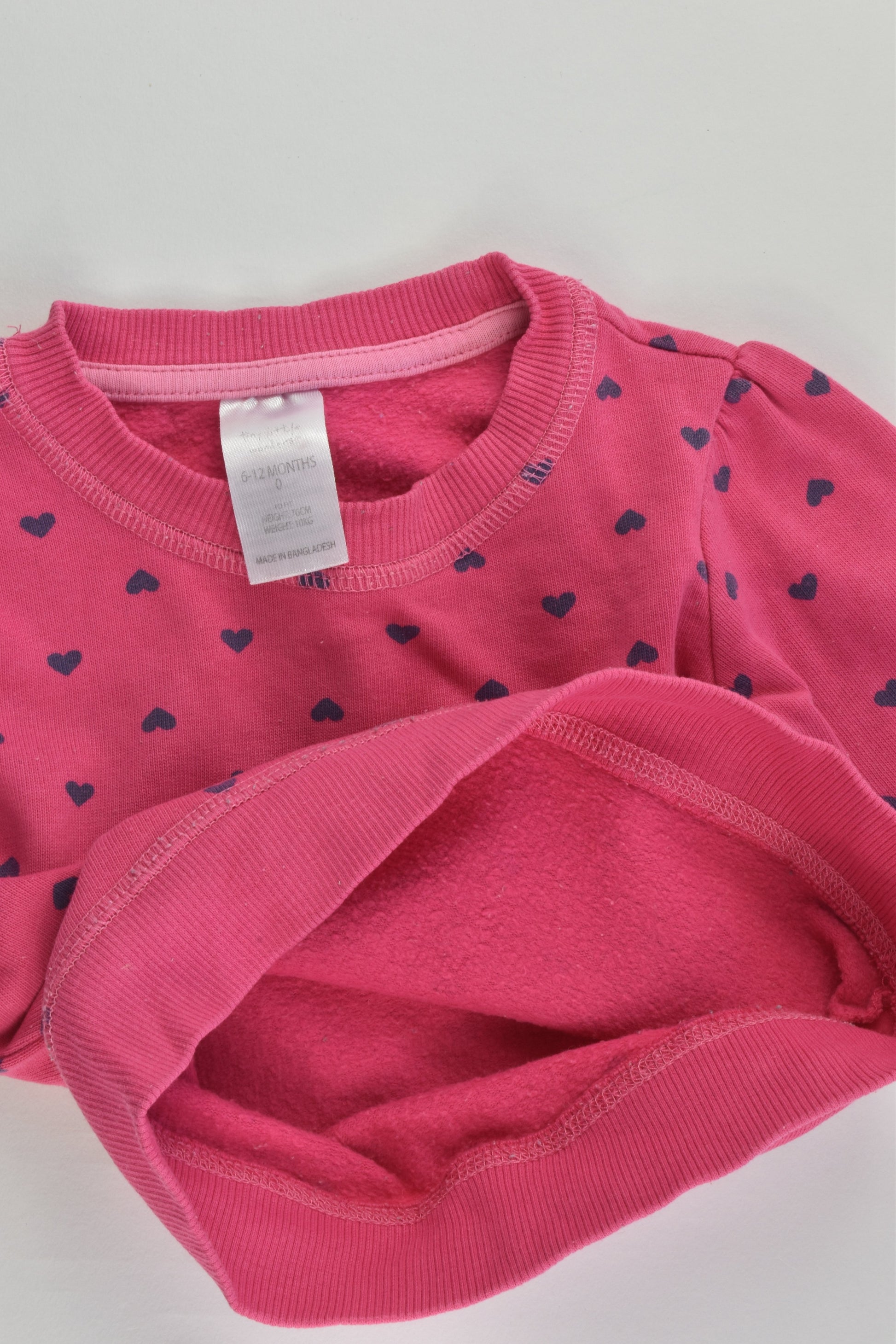 Tiny Little Wonders Soze 0 (6-12 months) Love Hearts Sweater