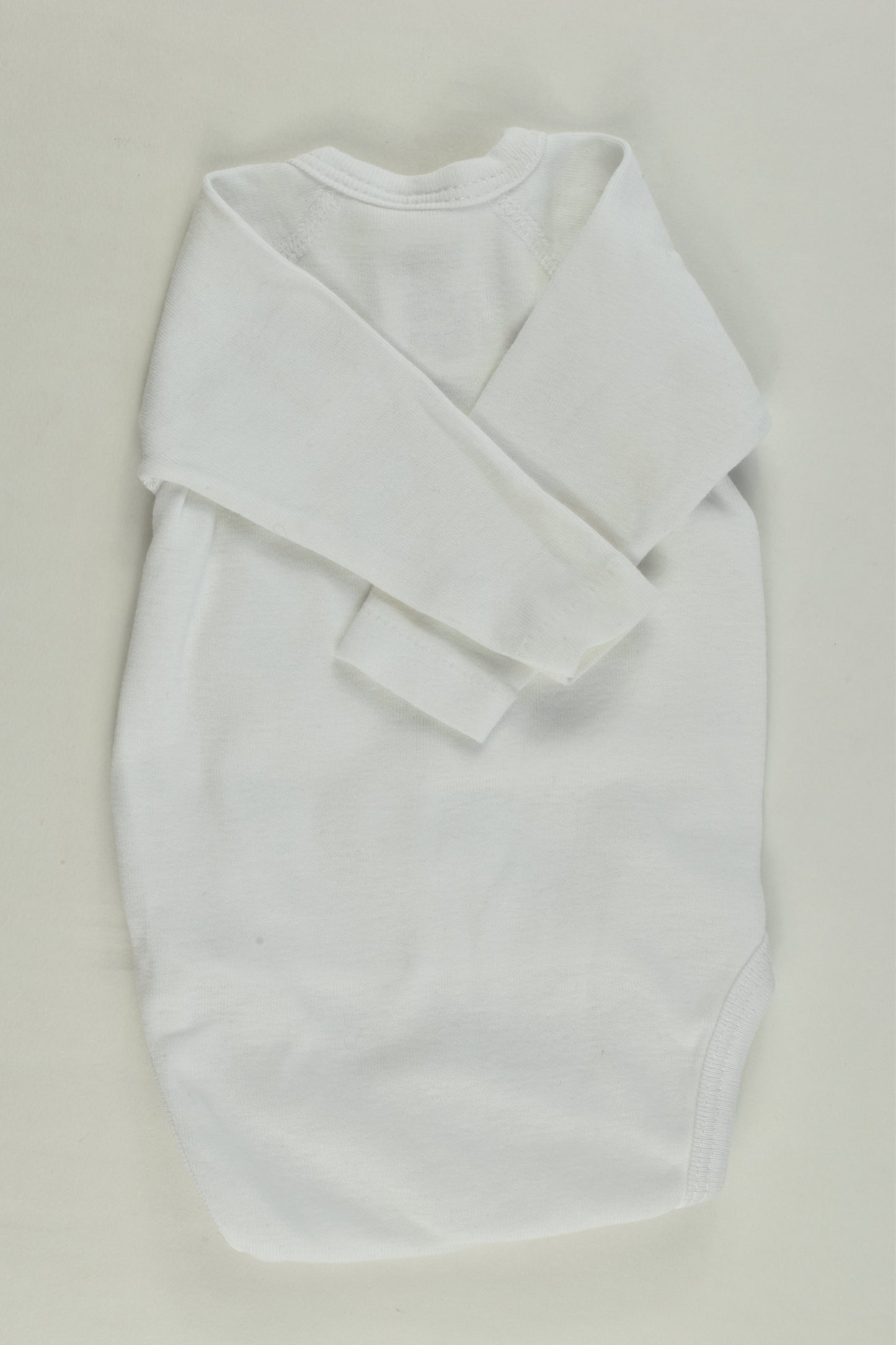 Tissaia Size 0000 (1 month) 'Hello Baby' Wrap Bodysuit