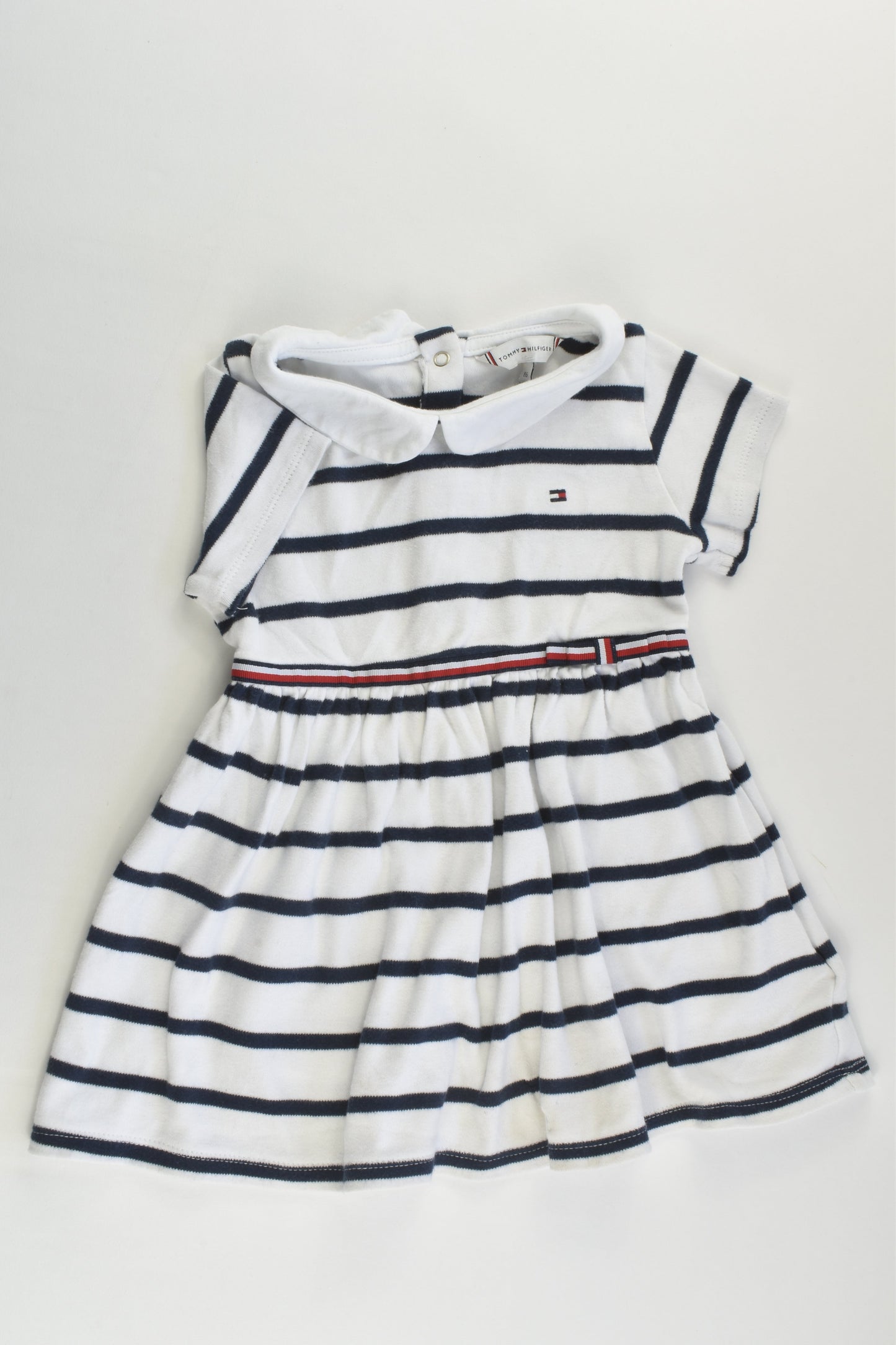 Tommy Hilfiger Size 1 (86 cm) Striped Dress