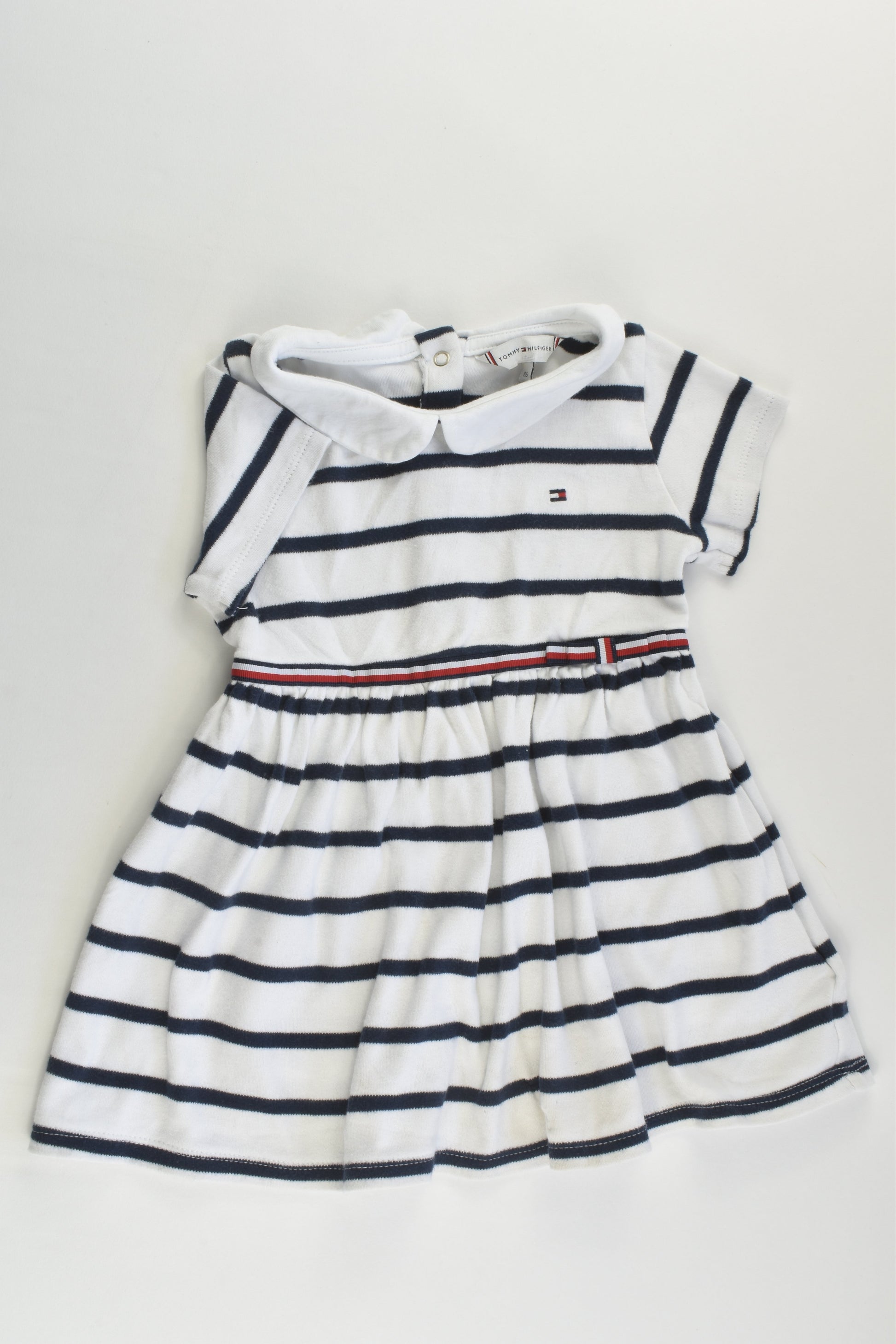 Tommy Hilfiger Size 1 (86 cm) Striped Dress