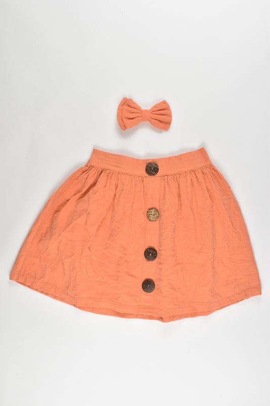 Toots Kids Size 4 Skirt and Bow