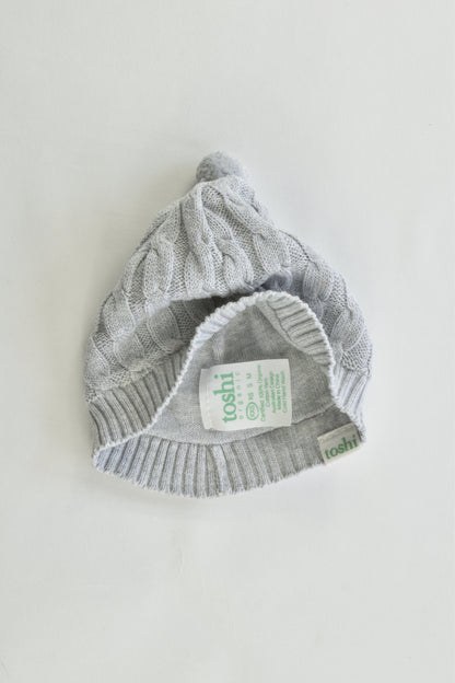 Toshi Organic Size XXS (Approx up to 3 months) Lined Knitted Winter Beanie