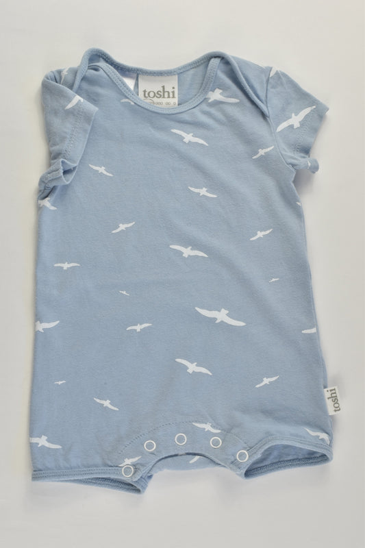 Toshi Size 0000 Birds Short Romper