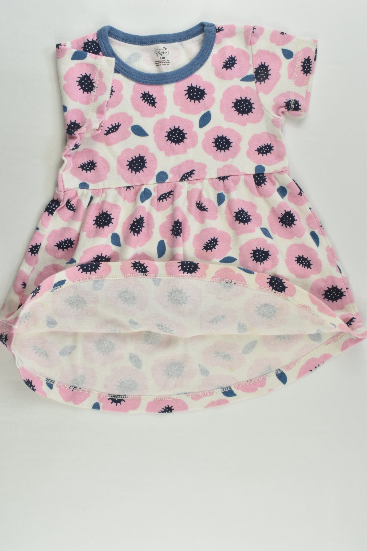 Touched by Nature Size 1-2 (24 cm) Organic Floral Dress