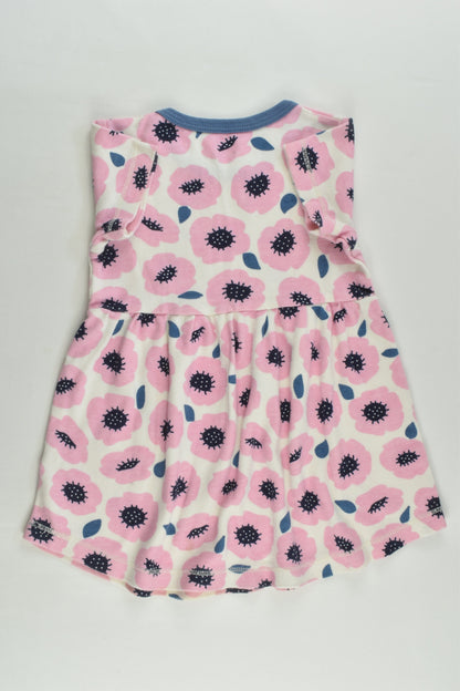 Touched by Nature Size 1-2 (24 cm) Organic Floral Dress