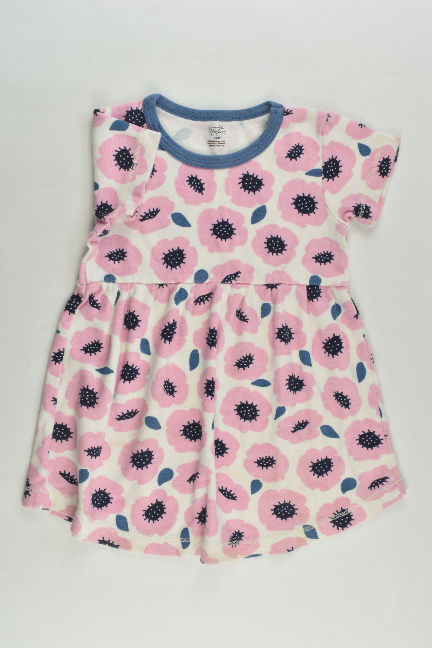 Touched by Nature Size 1-2 (24 cm) Organic Floral Dress