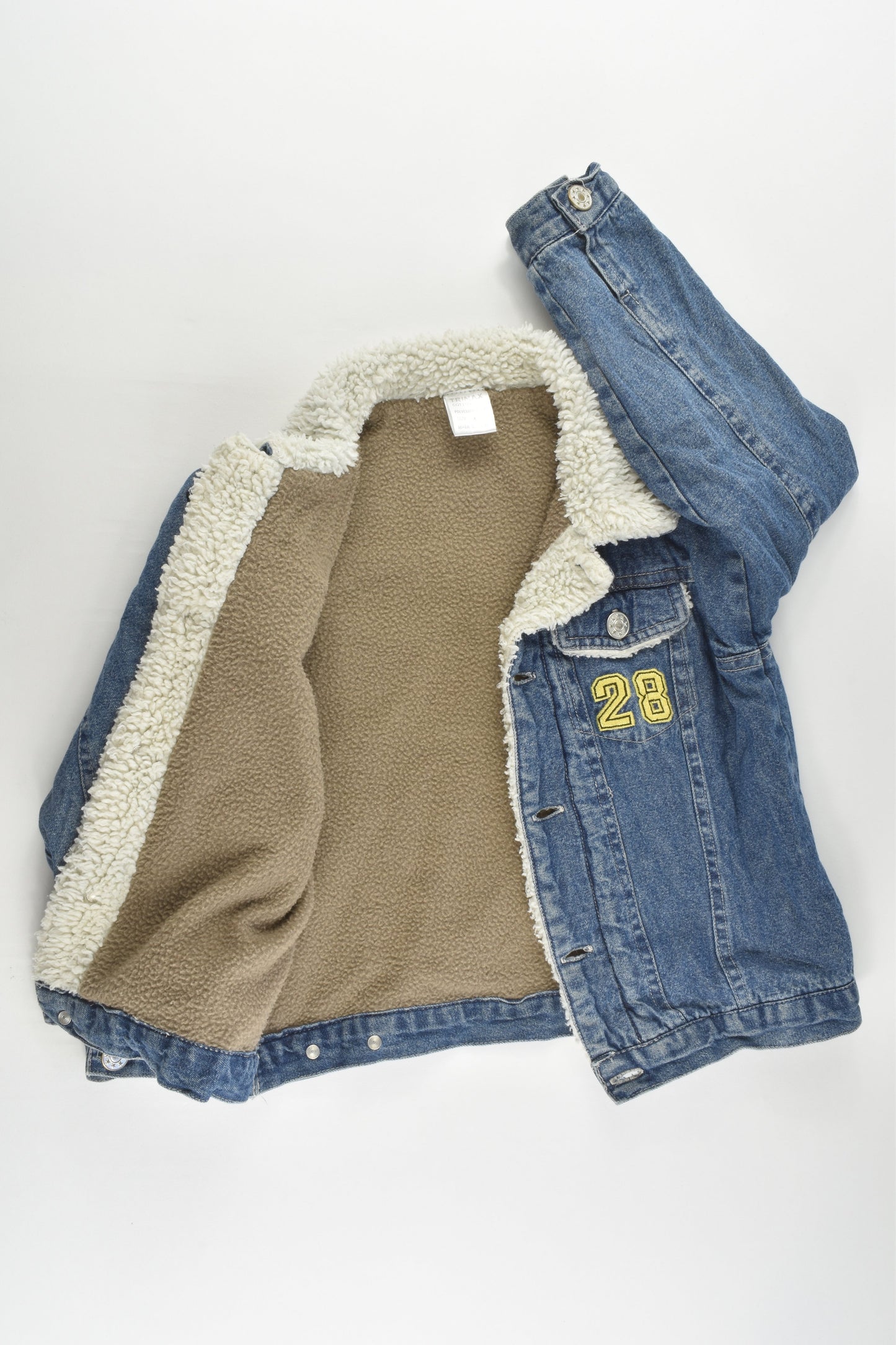 Trimax Size 4 Warm Sherpa Denim Jacket