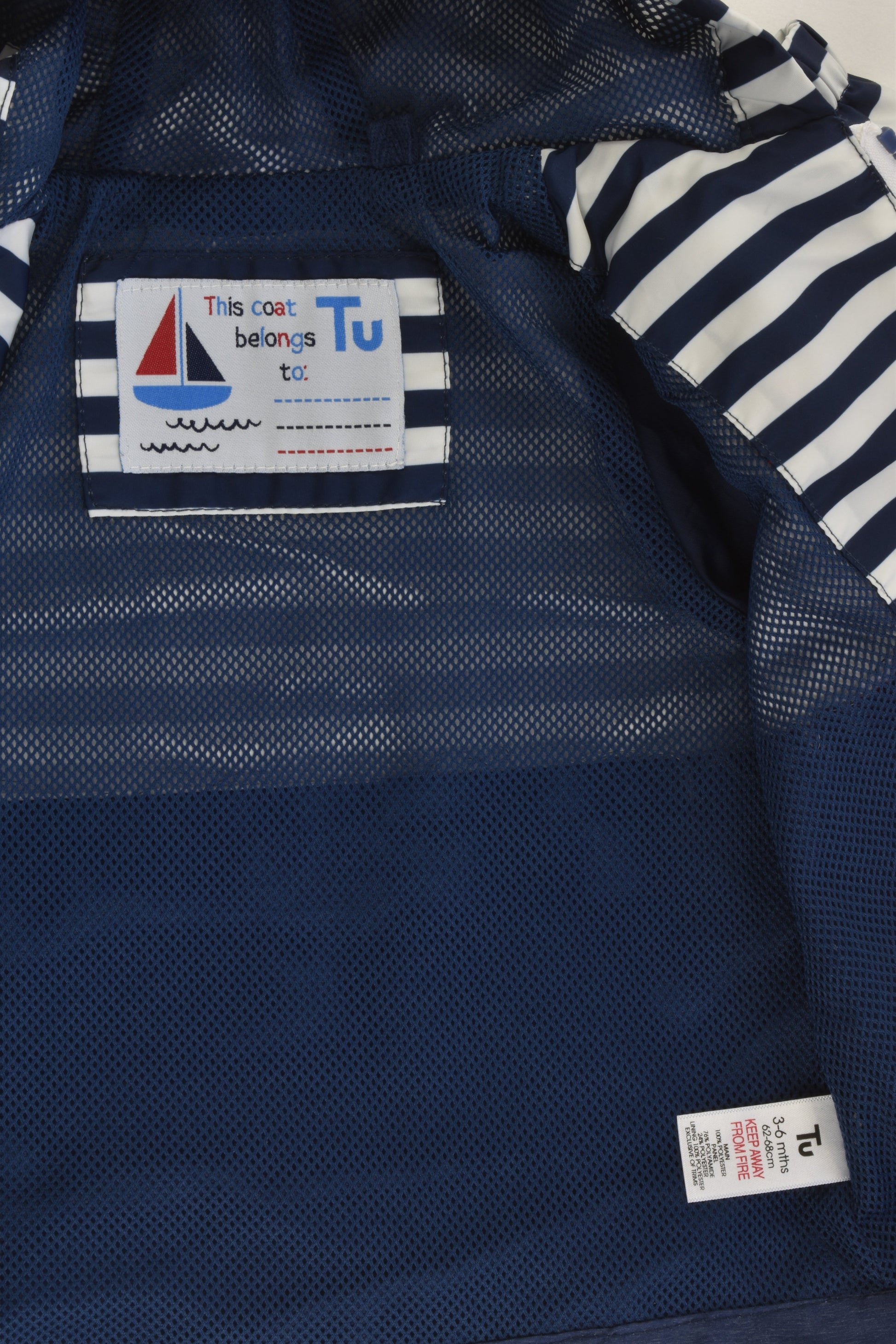 TU Size 00 (3-6 months) Nautical Jacket