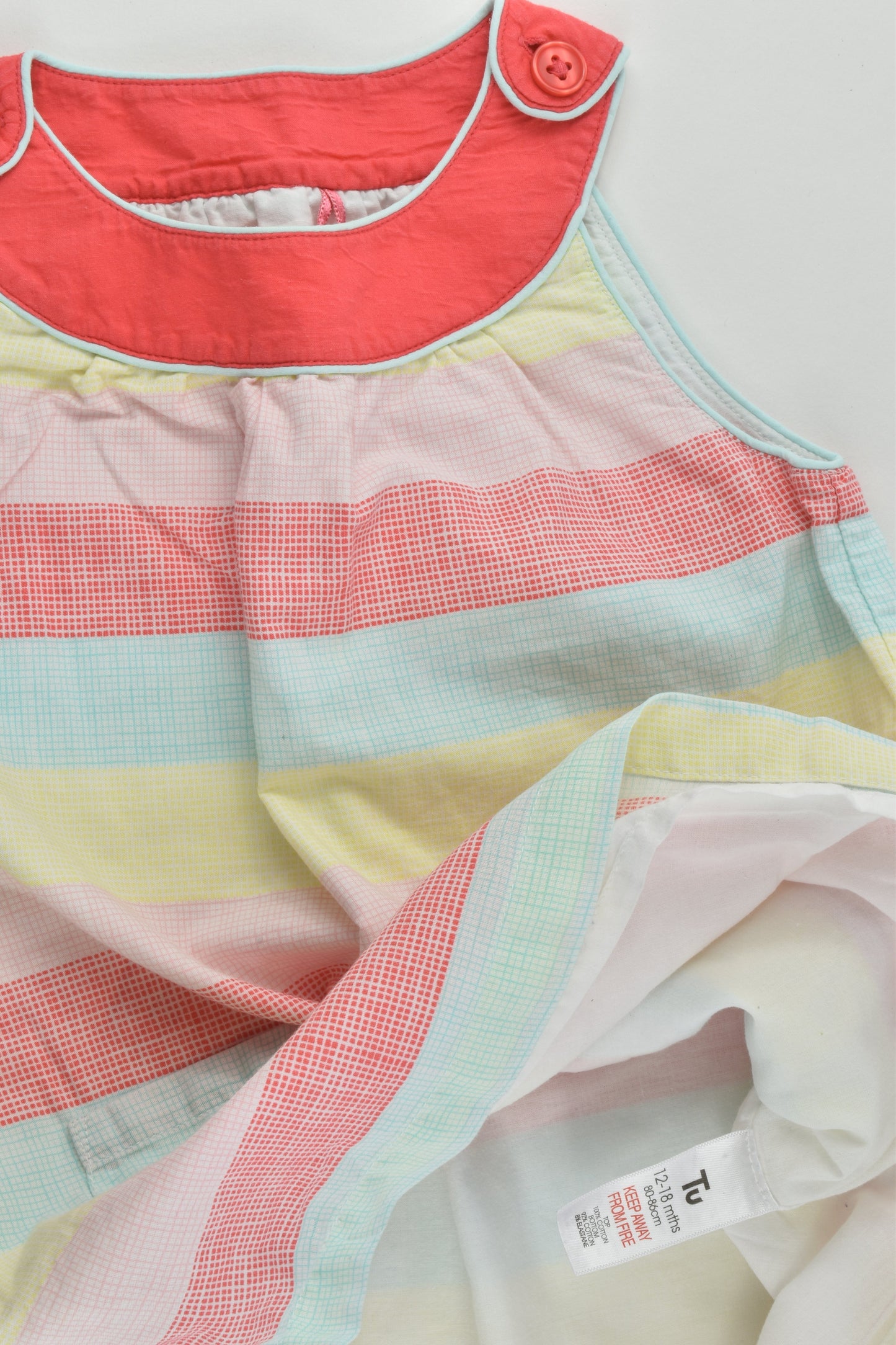 Tu Size 1 (12-18 months, 80-86 cm) Lined Dress