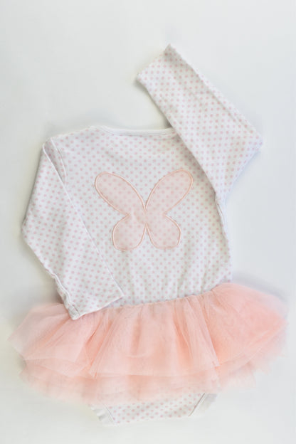 TU Size 9-12 months Bodysuit with Tulle