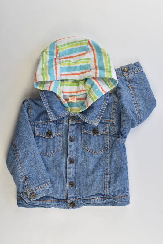 Tuc Tuc (Spain) Size 0 (9 months, 71 cm) Lined Hooded Denim Jacket