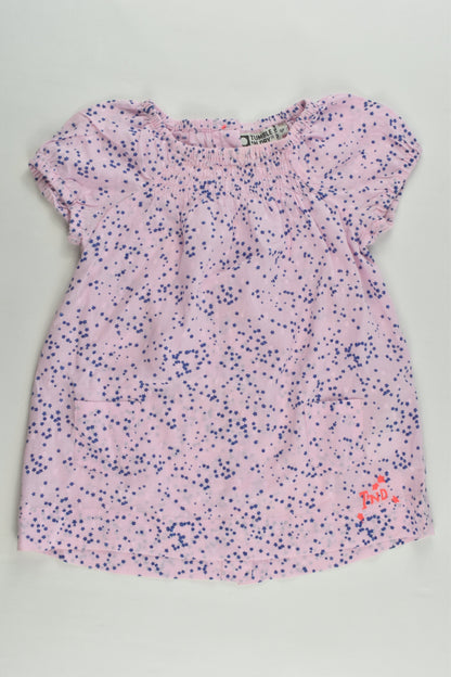 Tumble 'N Dry Size 0-1 (80 cm) Lightweight Star Dress