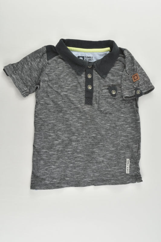 Tumble 'N Dry Size 2 (92 cm) 'Navigation Team' Collared T-shirt