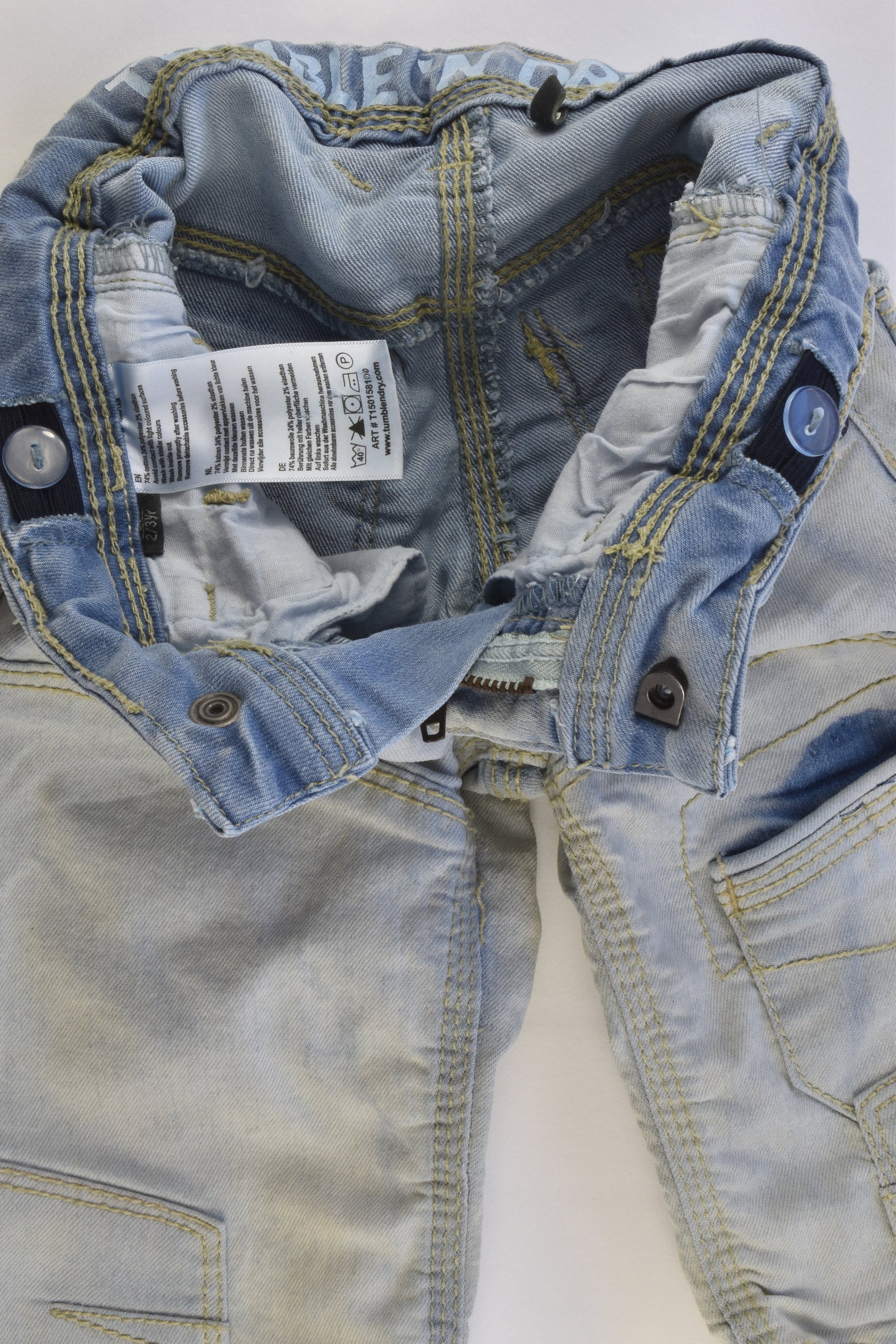 Tumble 'N Dry Size 2/2 Stretchy Denim Shorts