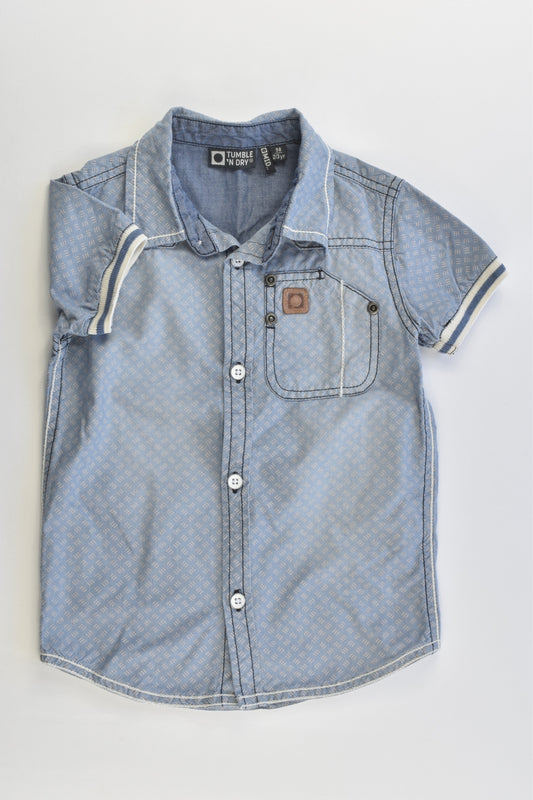 Tumble 'N Dry Size 2/3 (98 cm) Casual Denim Collared Shirt