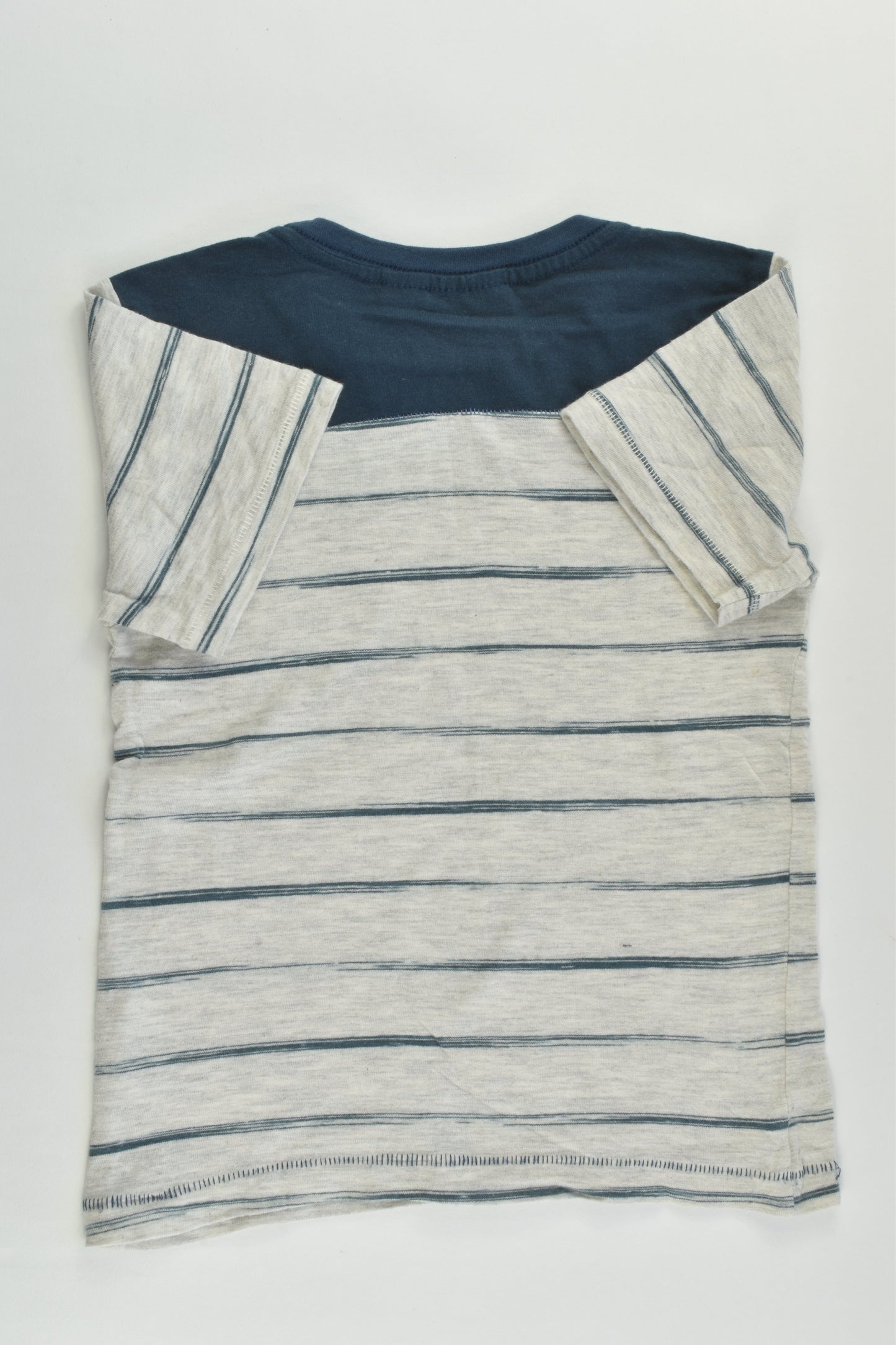 Tumble 'N Dry Size 3-4 (104 cm) Striped T-shirt with Denim Pocket
