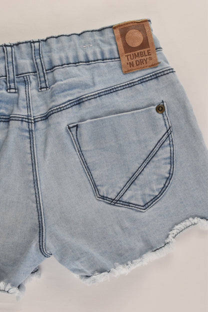 Tumble N' Dry Size 9/10 (140 cm) Stretchy Lace Denim Shorts