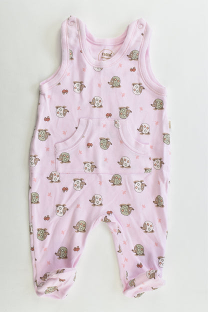 Tutta (Finland) Size 50 cm (000) Hedgehogs Footed Overalls