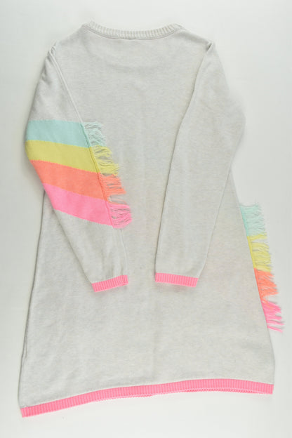 Tutus and Tambourines Size 6 Knitted Rainbow Dress