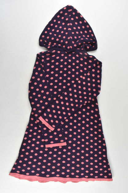 Two Belles Size 4 Knitted Hooded Dots Dress