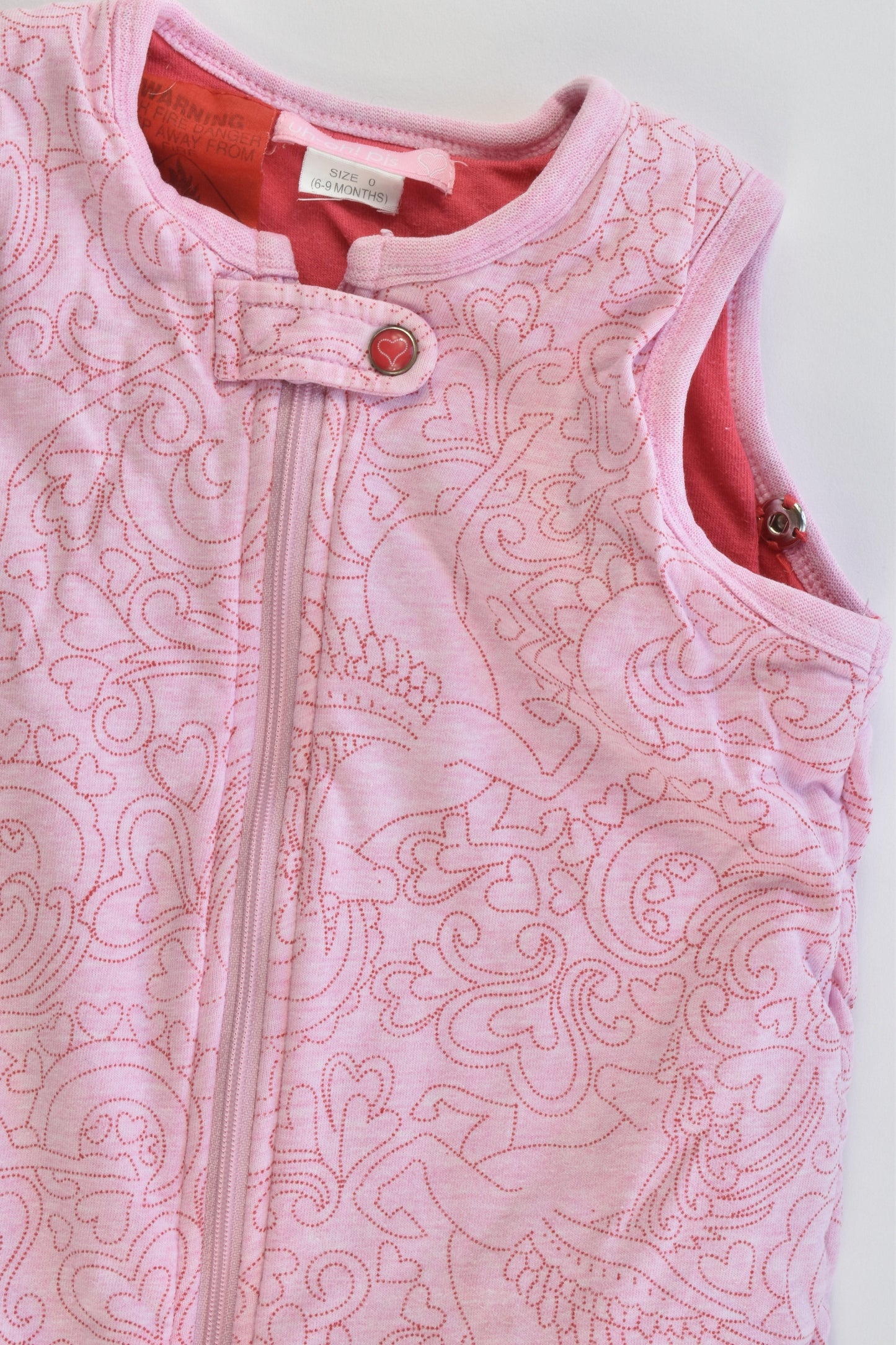 uh-oh! pjs Size 0 (6-9 months) Approx 2.5 Tog Unicorns Sleeping Bag