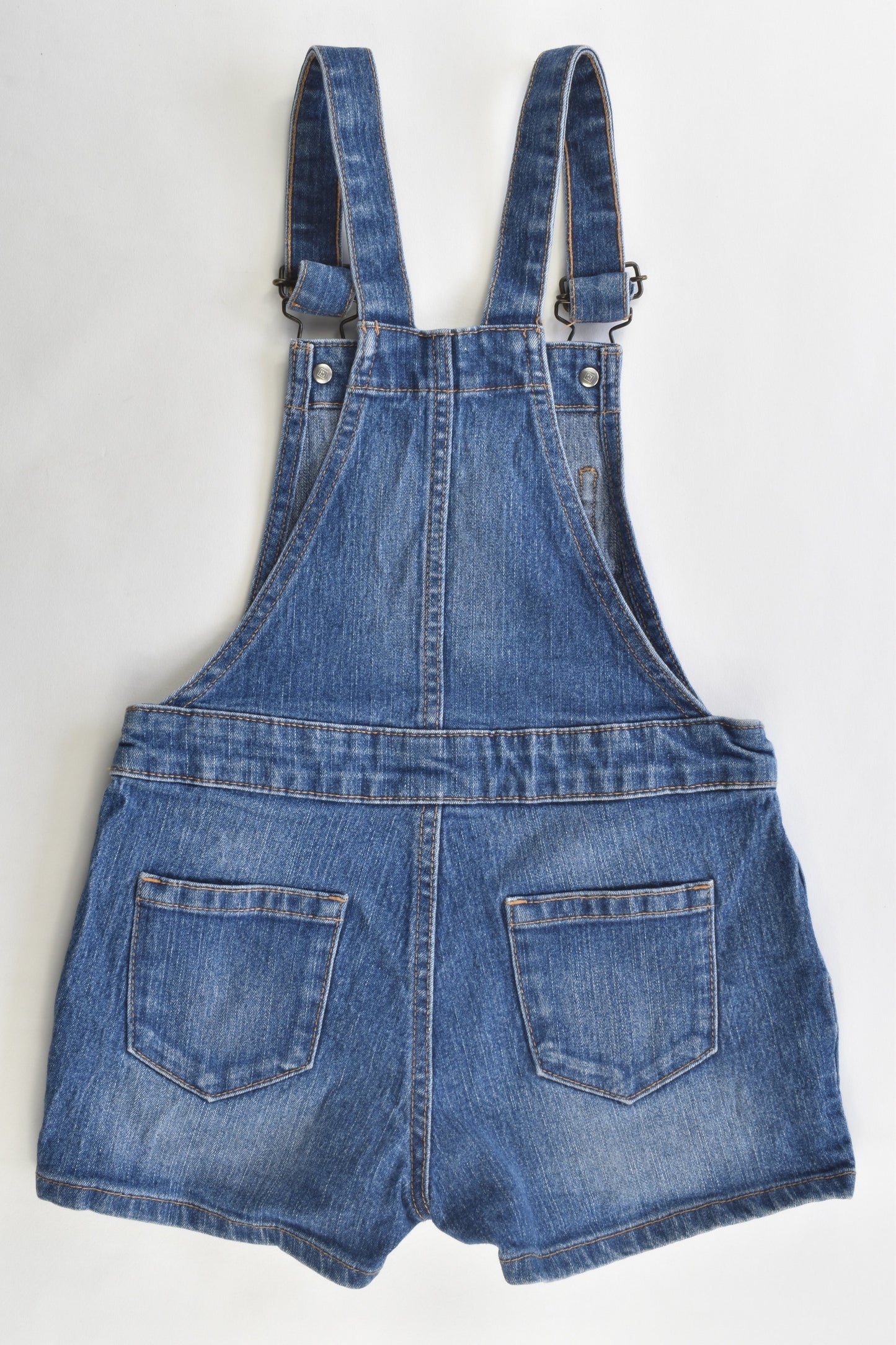 Uniqlo Kids Size 5 Stretchy Denim Short Overalls