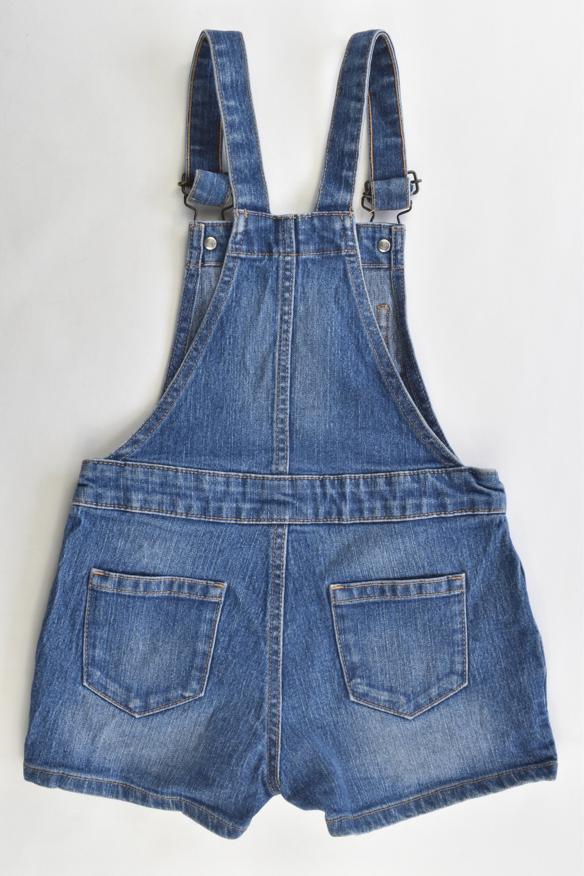 Uniqlo Kids Size 5 Stretchy Denim Short Overalls