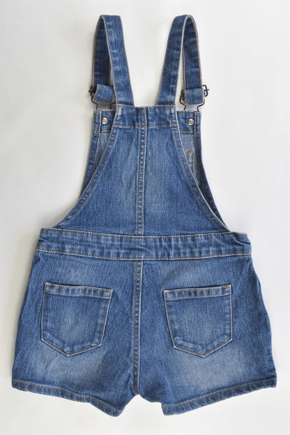 Uniqlo Kids Size 5 Stretchy Denim Short Overalls
