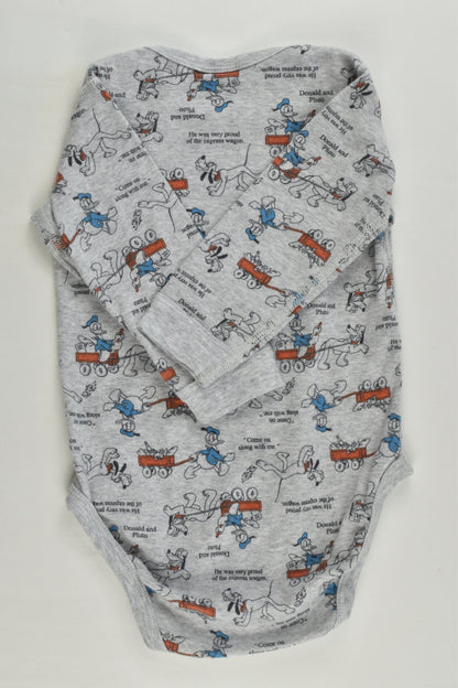 Uniqlo Size 1 (84 cm) Donald and Pluto Bodysuit