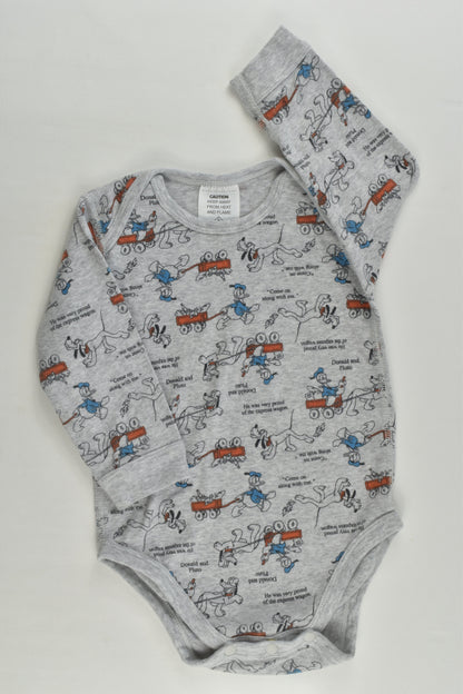 Uniqlo Size 1 (84 cm) Donald and Pluto Bodysuit